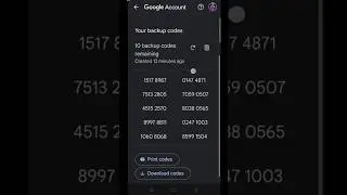 gemil id backup  codes কিভাবে দেখবেন! #shorts #viralshorts #videoshorts