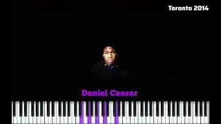 Daniel Caesar - Toronto 2014 | Tutorial de Piano