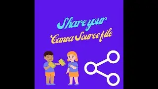 How to share #canva #sourcefile with your client #graphics_design #illustrator #postdesign #canva 😍