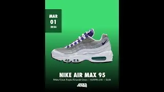 Nike Air Max 95 OG WMNS Grape - March 1, 2026
