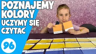 UCZYMY SIĘ KOLORÓW I CZYTANIA | Zabawa edukacyjna | Idealna Mama