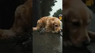 Heroic Dog Saves Tiny Bird From The Rain!