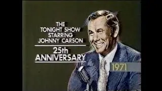The Tonight Show Starring Johnny Carson 25th Anniversary Special 10/1/1987 (Brief Excerpt)