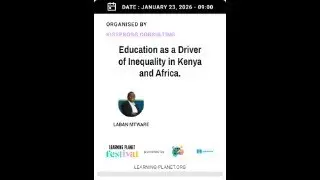 Education as a Driver of Inequality in Kenya  and Africa