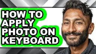 How to Apply Photo on Keyboard (only Way)