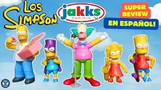 NUEVAS FIGURAS DE LOS SIMPSONS !  KRUSTY EL PAYASO , LISA Y BARTMAN DE  JAKKS PACIFIC 5 PULGADAS