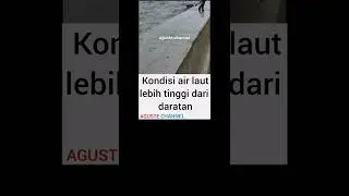 Air laut lebih tinggi dari daratan