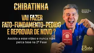 SAIBA COMO ESTRUTURAR AS PE&Ccedil;AS DA 2&ordf; FASE EM DIREITO DO TRABALHO - CHIBATINHA 30 DIAS - 44&ordm; EO