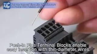 Push-In Plus Terminal - Thin wire compatible
