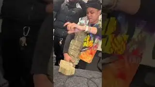Rapper Bankroll Tink Unapologetically Flexes $100,000 Stack!