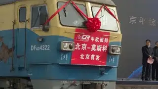 First direct freight train from Beijing to Europe arrives in Moscow