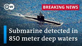 Indonesian navy finds debris from missing submarine | DW News
