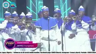100 MEN TRUMPETERS MINISTRATION. 