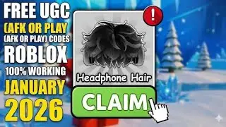 БЕСПЛАТНЫЕ КОДЫ ДЛЯ UGC OBBY (AFK ИЛИ PLAY) 🕒[ROBLOX]🕒 | 100% РАБОЧИЕ С ЯНВАРЯ ⚠️2026⚠️