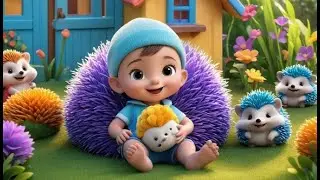 Plush Hedgehogs Go Curl Curl Curl | Nursery Rhyme for Kids | Baby Songs | Kids Music