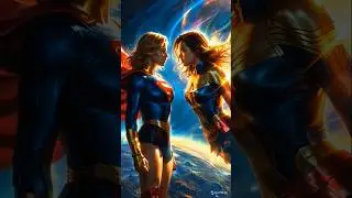 super women x captain Marvel  #fusion #art #mixup #hybrid #transformation #aiart #trending #artwork