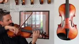 Jonathan Franke 2013 violin / Cristian Fatu / at the Metzler Violin Shop