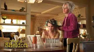 Meemaw&rsquo;s Tortuous Hot Roller Lesson | Young Sheldon