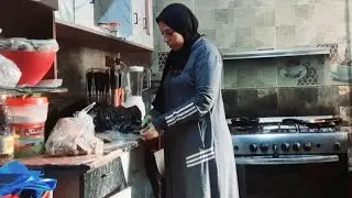 جيت بعد غياب وحشتووووونى❤️روتين صباحى من قلب مطبخى💥اتشجعت وبدءت تصوير اللهم ابعد عنى العين والحسد👀