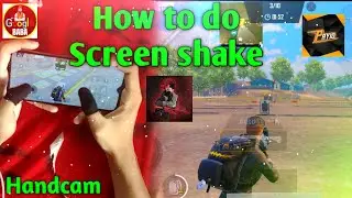 How to do screen shake in pubg mobile|| Learn screen shake How to screen shake like a Google baba