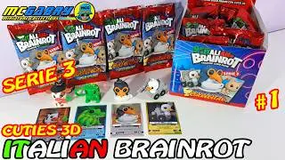 SKIFIDOL ITALIAN BRAINROT CUTIES 3D SERIE 3 N.1 UNBOXING ACTION FIGURE ITALIAN BRAINROT TCG