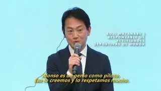 Honda define a Fernando Alonso como genio