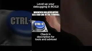Level up your debugging in ROS2! #ros2 #robotics