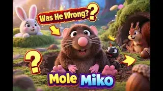 Was Miko Wrong? 🐹 | Mole Miko Kids Story | Animated Moral Tale
