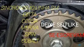 Sincronismo ponto do celta ,prisma,corsa,meriva,spin ,cobalt