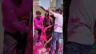 Bhabhi ke saath holi