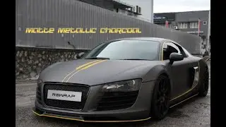 AUDI R8 Full Wrap wrap in Matte Metallic Charcoal
