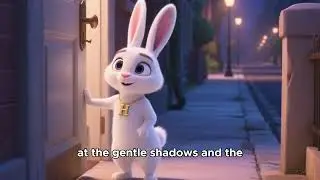 Happy Bunny Walked Home Alone 🌙🐰 #BedtimeStory #HappyBunny