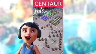 all ZOOKA solo on CENTAUR - BOOM BEACH best attack strategy, gameplay & animation
