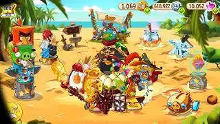 Angry Birds Epic Trick or Treat Castle Dungeon Gameplay Play as Elite Samurai & Elite Pirate + TB