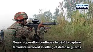 Search operation continues in J&K to capture terrorists involved in killing of defense guards