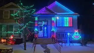 Evanston Calgary Light Show - Frosty the Snowman