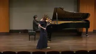 Wieniawski Violin Concerto No. 2 in D minor, Op. 22, Mvt. II, Romance, Andante non troppo