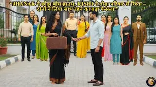 “JHANAK ने छोड़ा बोस हाउस, RISHI ने तोड़ा परिवार से रिश्ता – दोनों ने लिया साथ रहने का बड़ा फैसला!”