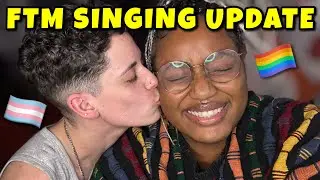 TRANS AND CIS COUPLE: Singing after testosterone update #lgbtq