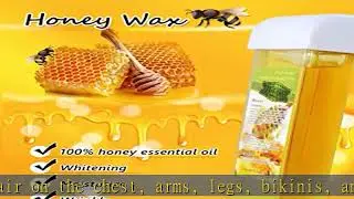 Roll on Wax, Wax Roller Kit for Hair Removal, Honey Roller Waxing Kit Include 2 Honey Soft Wax Cart