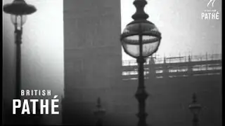 Crowds Outside Houses Of Parliament (1933)