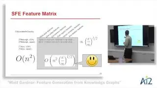 Matt Gardner: Feature Generation from Knowledge Graphs