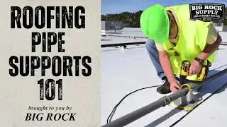 What are roofing pipe supports?