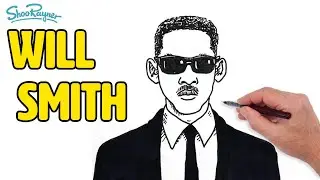 Draw Will Smith - the Man In Black