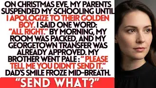 My Parents Suspended My Schooling On Christmas Eve, Until I Apologized To Their Golden Boy  So I…