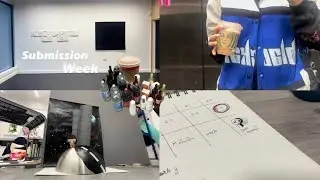 Submission week art school edition | Exhibition, workshops, projects and alotttt of stress 🤟🏻