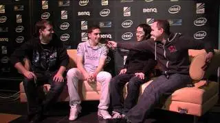 TSM.TheOddOne and SK.Ocelote before TSM vs SK game @ IEM LOL Group A Round 2