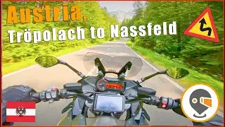 Austria Tr&ouml;polach to Nassfeld on BMW R1200RS On Board Pure Engine Sound [RAW]