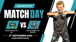 U8 JDA Blacks vs Forza Youth FC | JPL Highlights