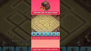 Th10 Anti Dragon Base Layout #geniusclash #clashofclans